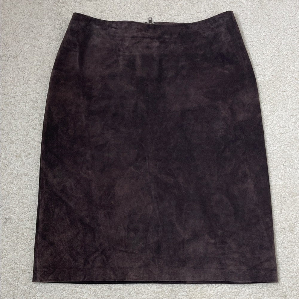 GAP Brown Suede Skirt Size 6